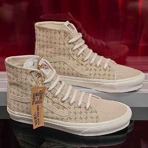Vans Sk8-Hi Tapered Eco Theory Checkerboard Beige – Men’s 11 – New w/ Box